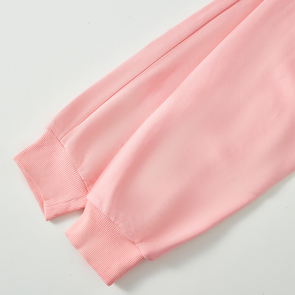 طقم سويت شيرت فضفاض بألوان متباينة من عمر سنتين إلى 7 سنوات 