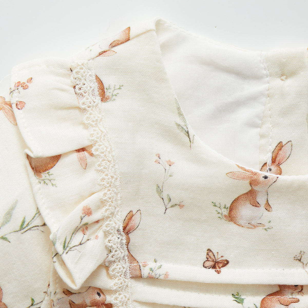 3-18 Months Cotton Bunny Romper