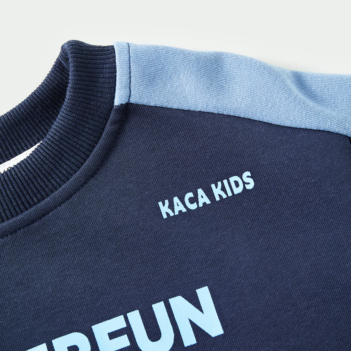 5-10 Years Colorblock Crewneck Sweatshirt