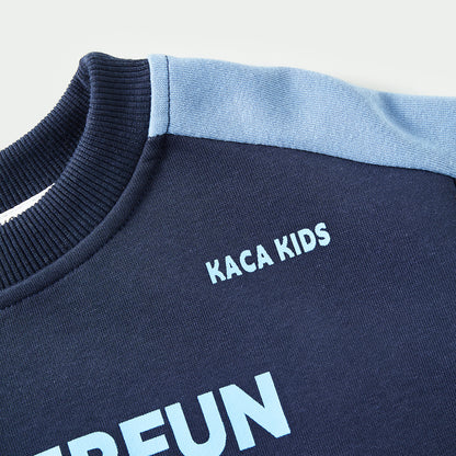 5-10 Years Colorblock Crewneck Sweatshirt