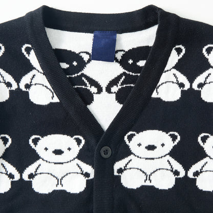2–7 Years All-Over Print Knit Cardigan
