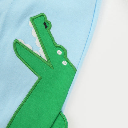 3-18 Months Cotton Faux Two-Piece Romper