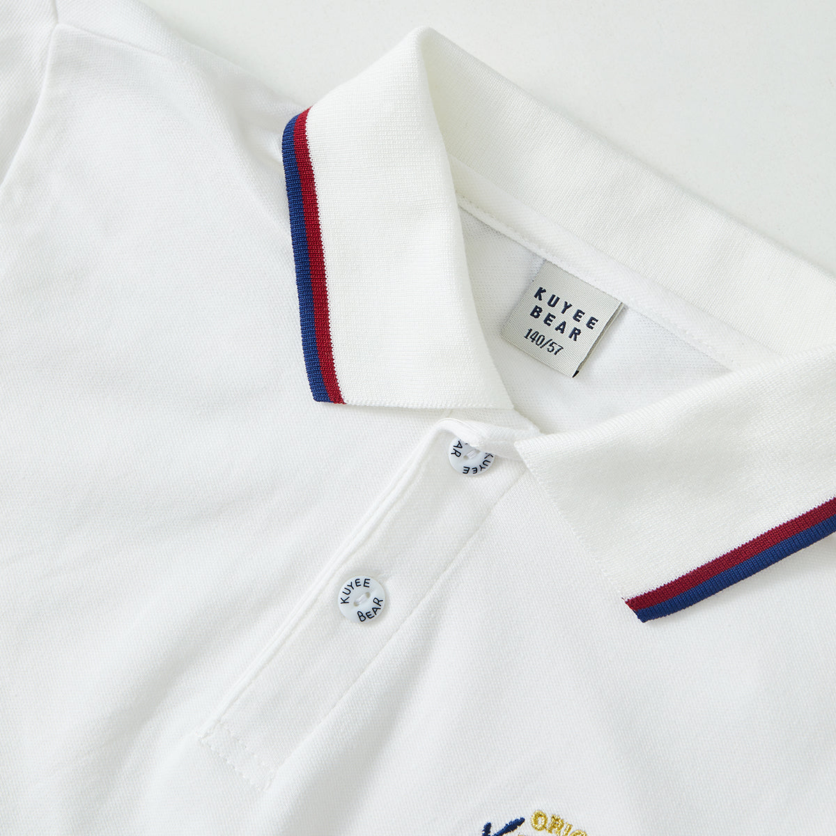 6-12 Years Preppy Style Embroidered Polo Shirt