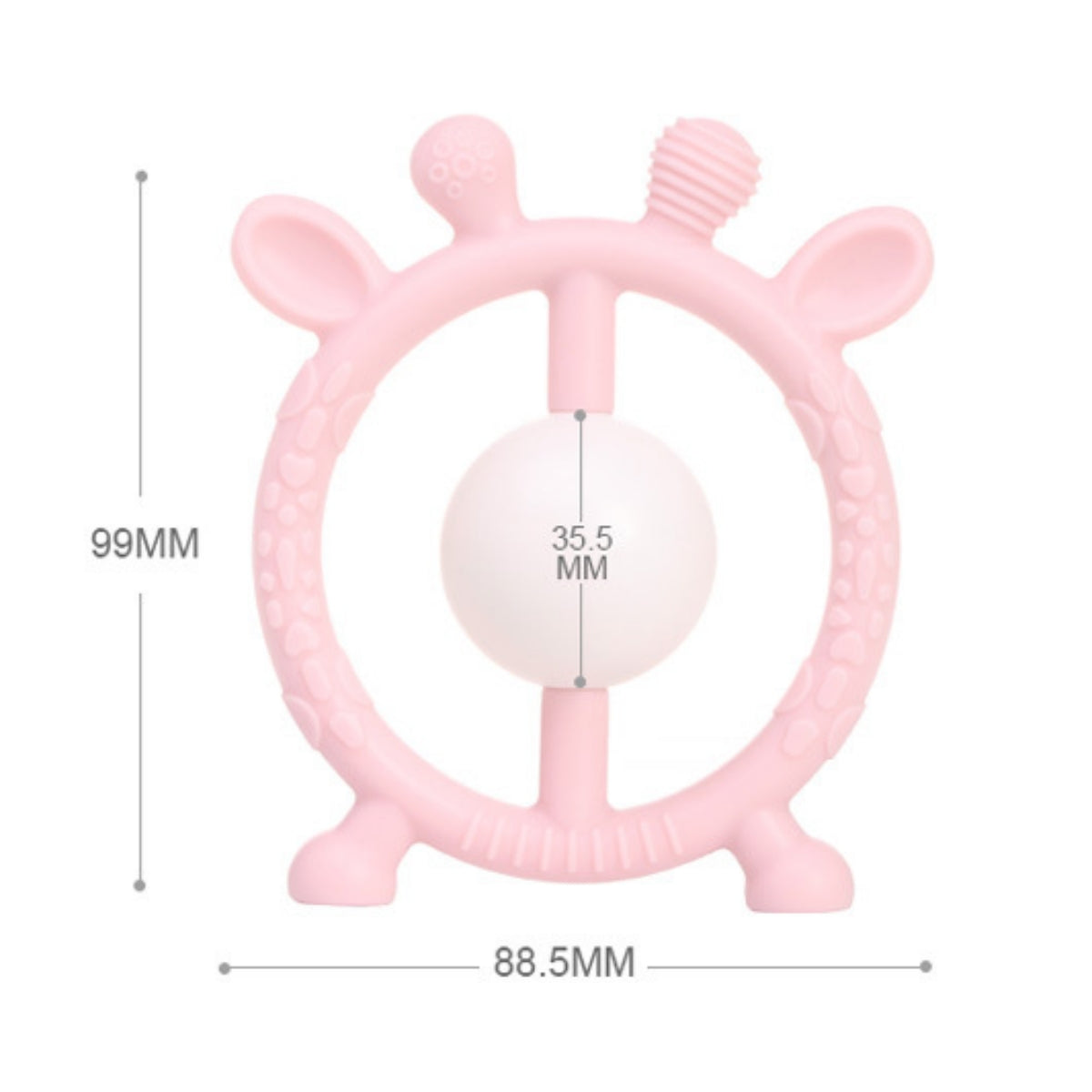Giraffe Teether Rattle for Babies