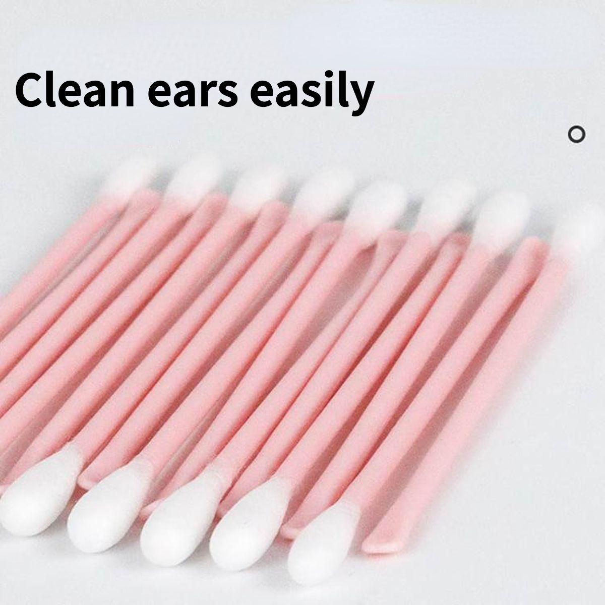 Cotton swab for ear cleaning 2 in 1 baby nose cleaning cosmetic cotton swab for blackhead removal