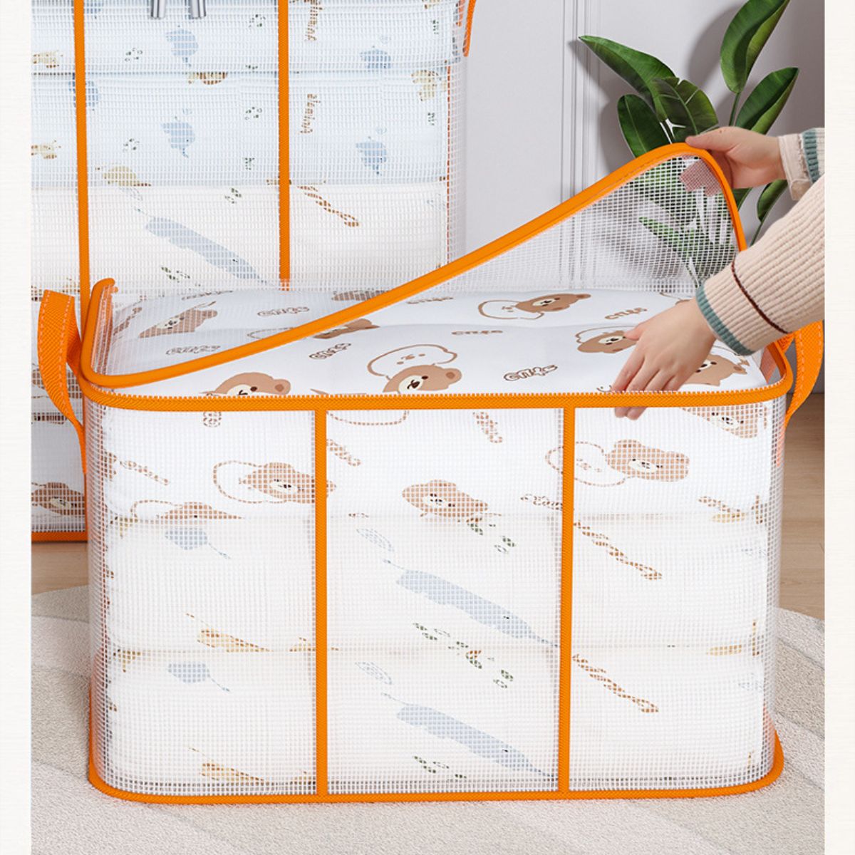 PVC Transparent Quilt Waterproof Household Storage Bag