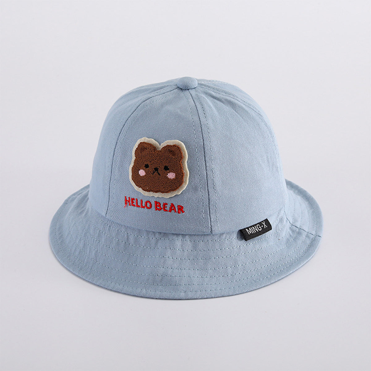 Children's cartoon cute bear sun protection fisherman hat