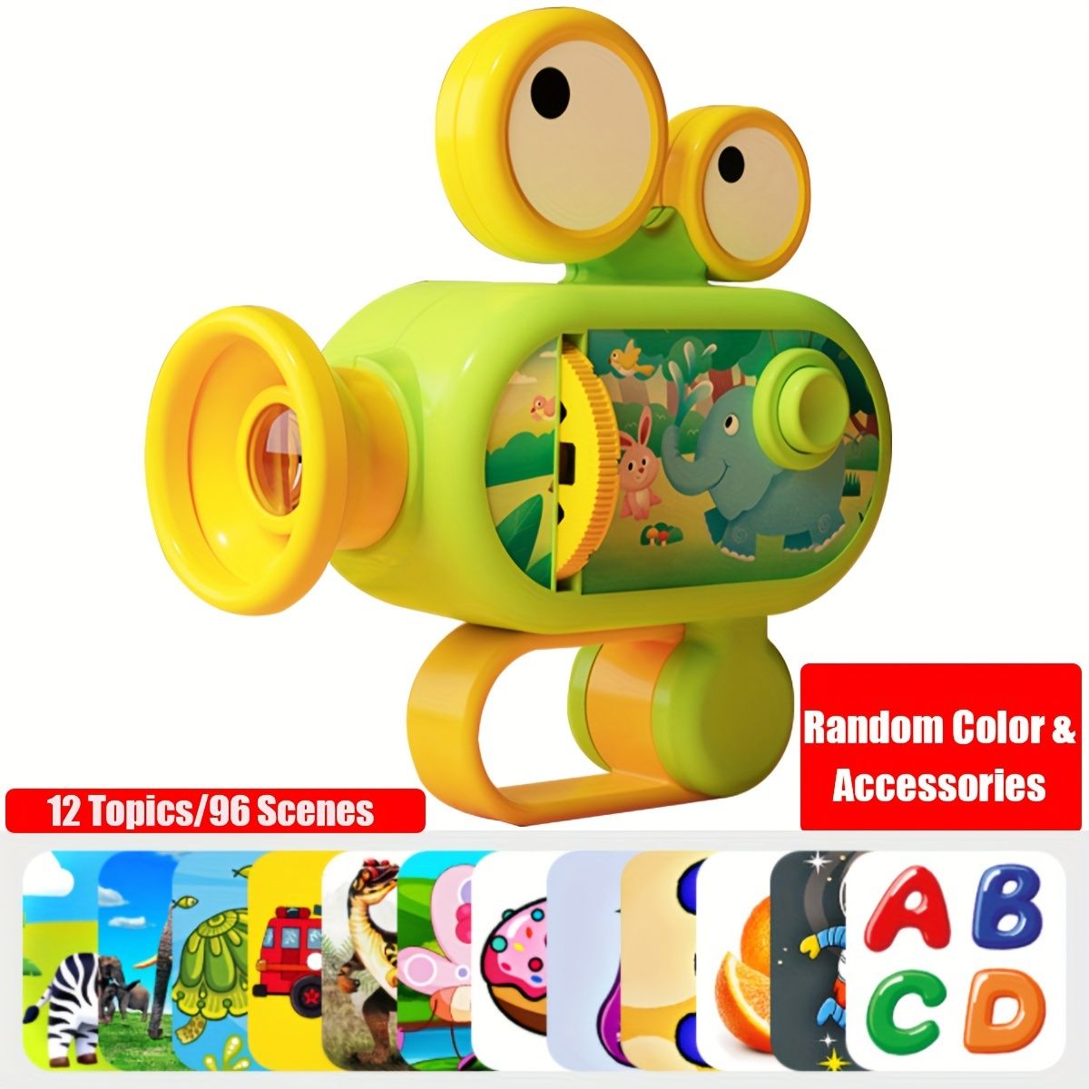 Children's early education toy projection flashlight baby mini projector