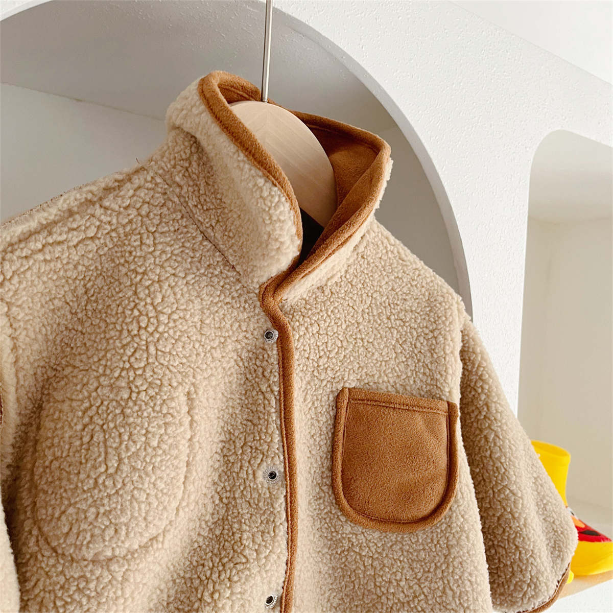 Double-sided warm autumn and winter baby romper