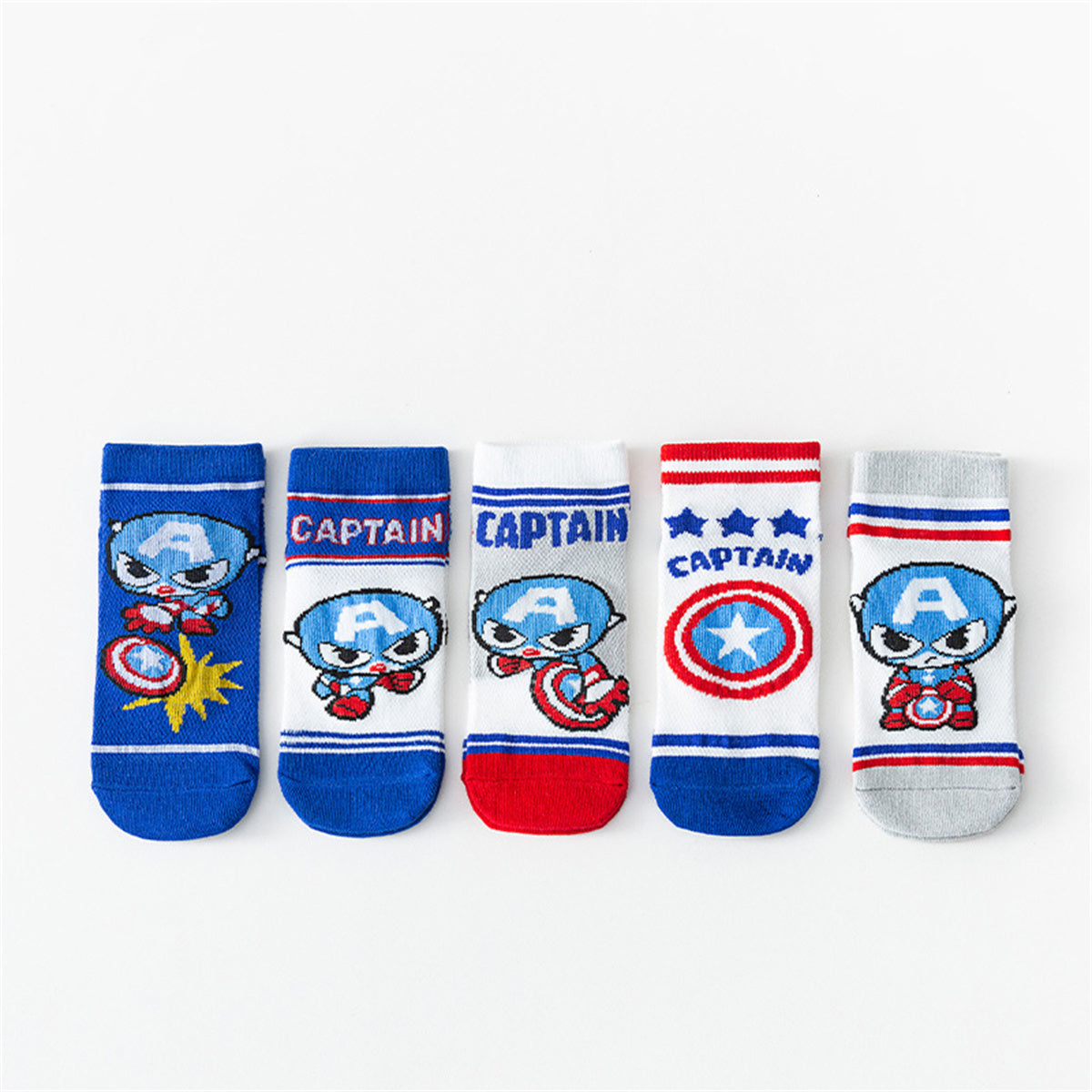 Children's 5-pack lettered socks