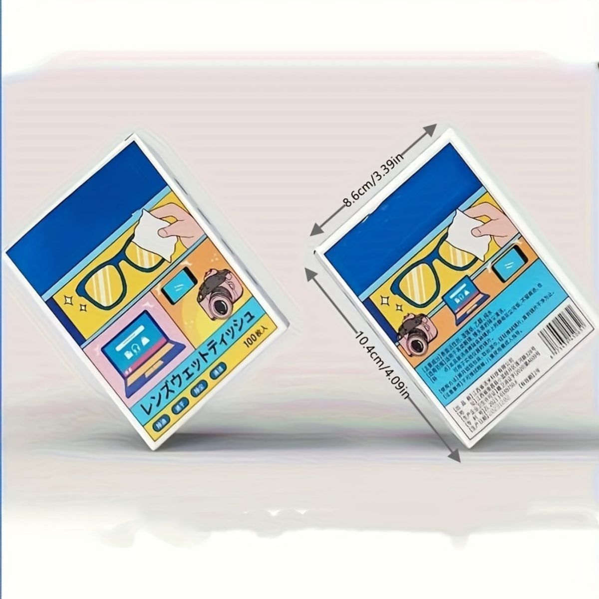 Glasses wet wipes lens wipes disposable glasses cloth goggles mobile phone screen wet wipes