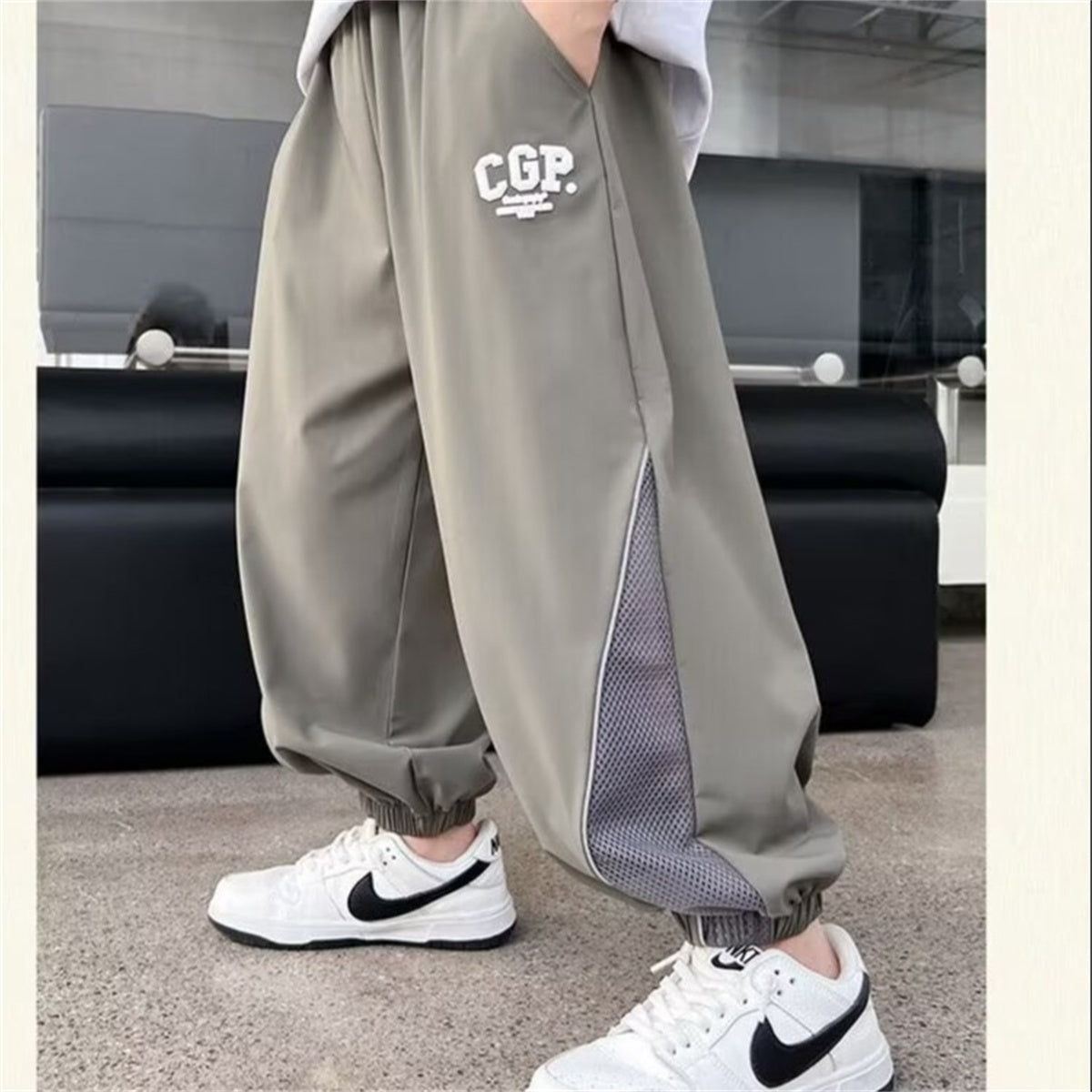 Boys' Simple Sporty Breathable Comfort Woven Pants