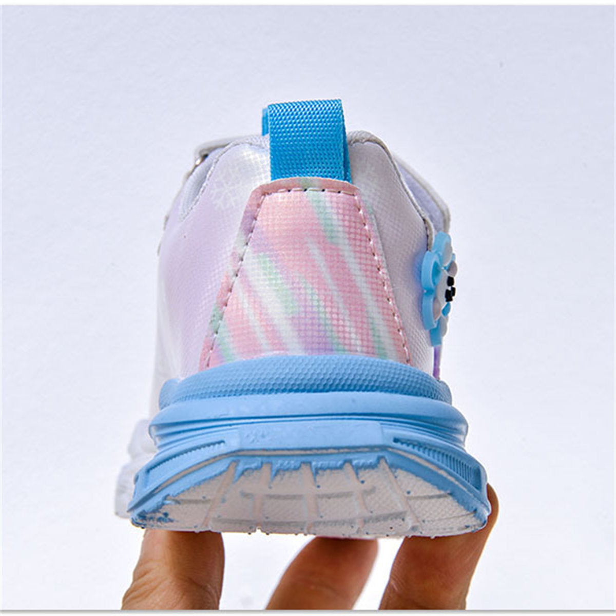 Children's girls' Sanrio cute cartoon style soft sole breathable luminous LED sports shoes