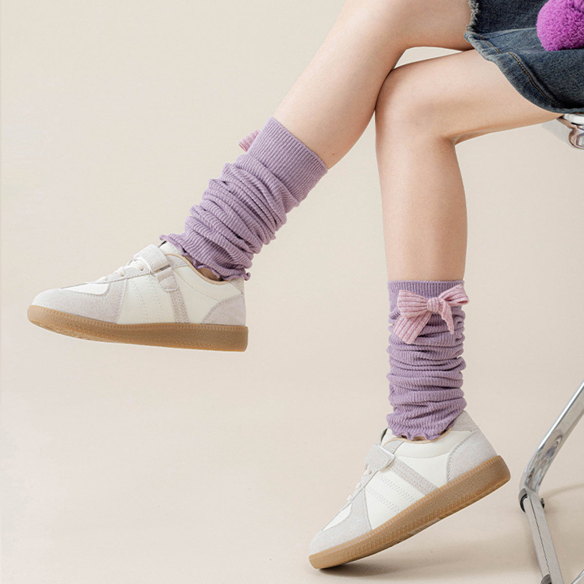 Children's bowknot socks