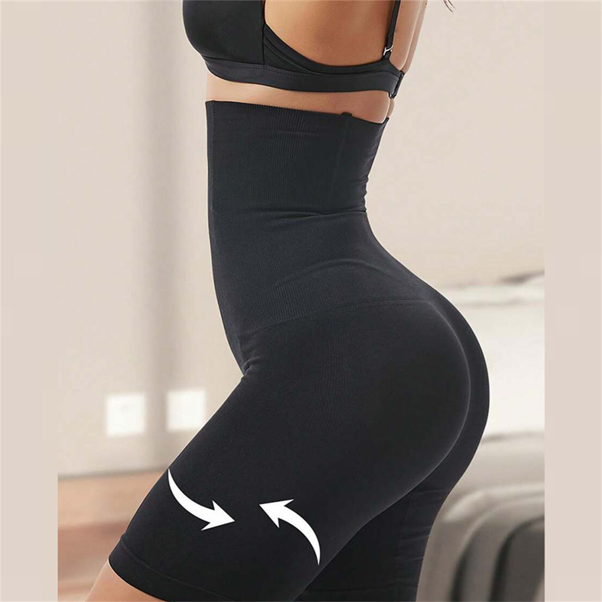 Pregnant mother high waist hip lifting postpartum boxer one-piece belly-controlling panties