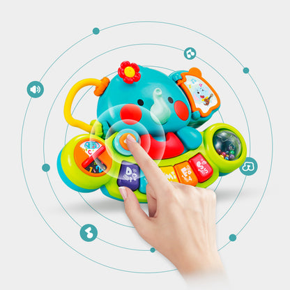 Little cute elephant toy piano