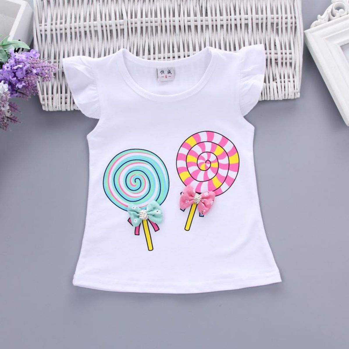 Children's clothing new summer short-sleeved vest children's suit