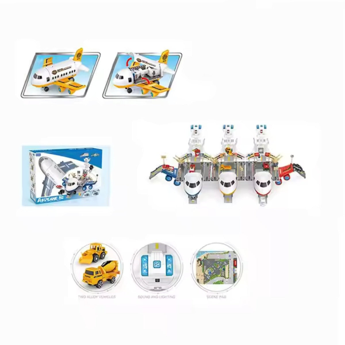 Police Aircraft Mobile Headquarters Toy