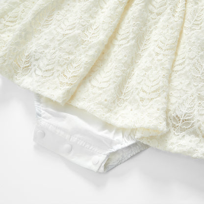 فستان رومبر دانتيل من عمر 3 إلى 18 شهرًا