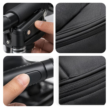 High-View Foldable Baby Stroller ｜ Luxury Baby Pram & Bassinet System ｜Spine Protection ｜Two-way