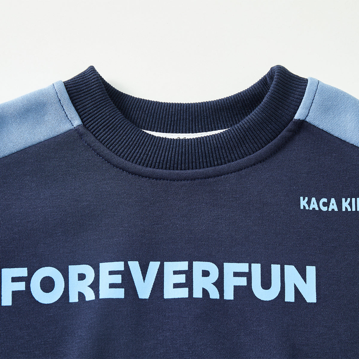 5-10 Years Colorblock Crewneck Sweatshirt