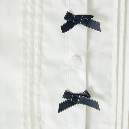 6-12 Years Cotton Preppy Style Shirt