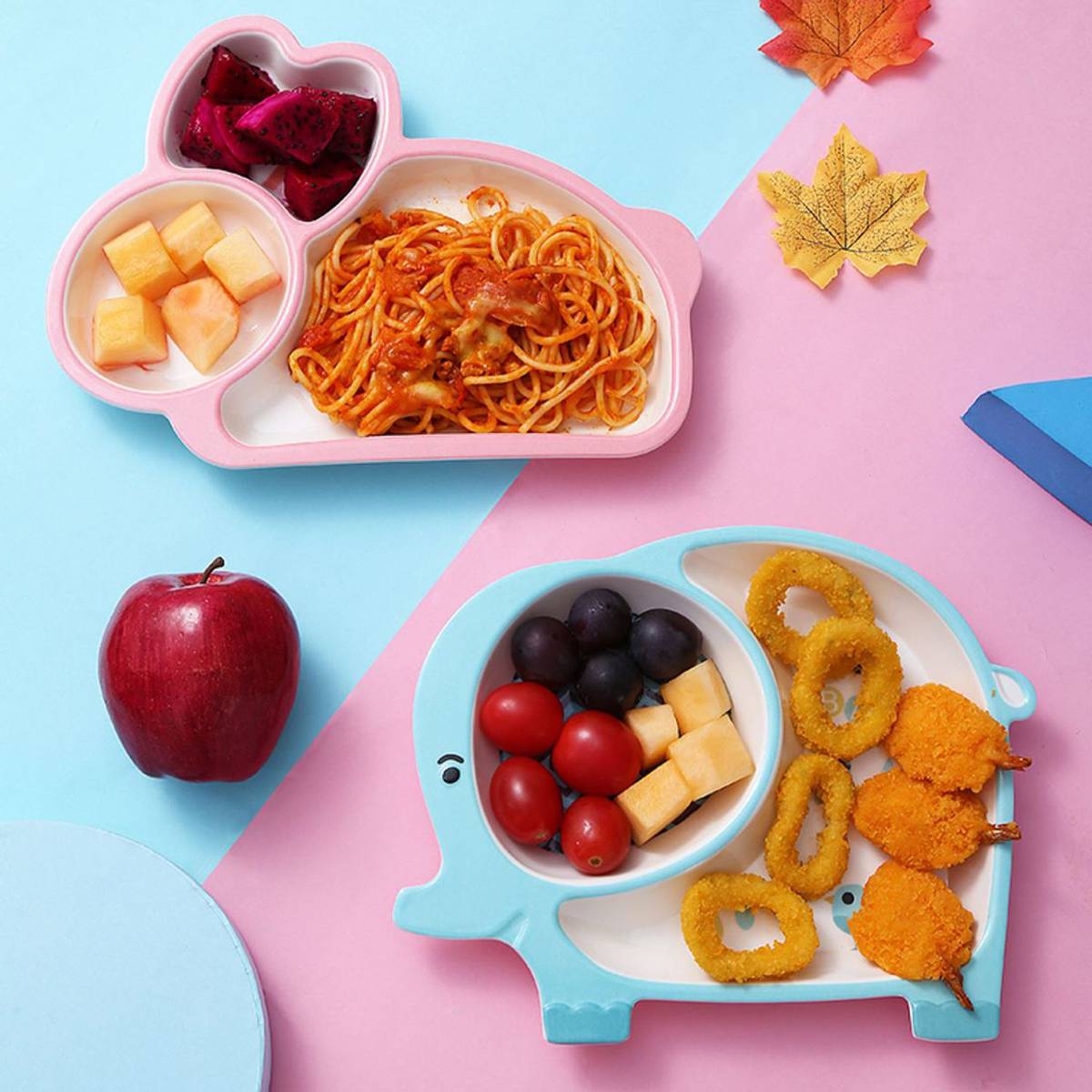 طبق تغذية للأطفال مقاوم للحرارة