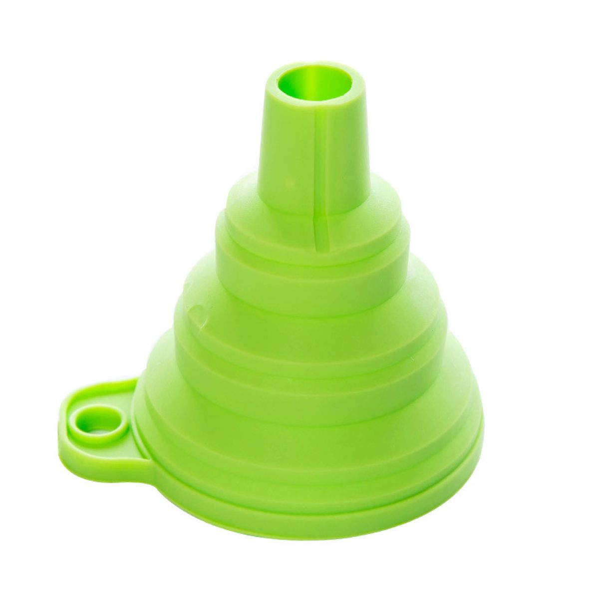 Foldable telescopic small funnel mini household plastic funnel pouring oil pot household silicone funnel oil leak packaging