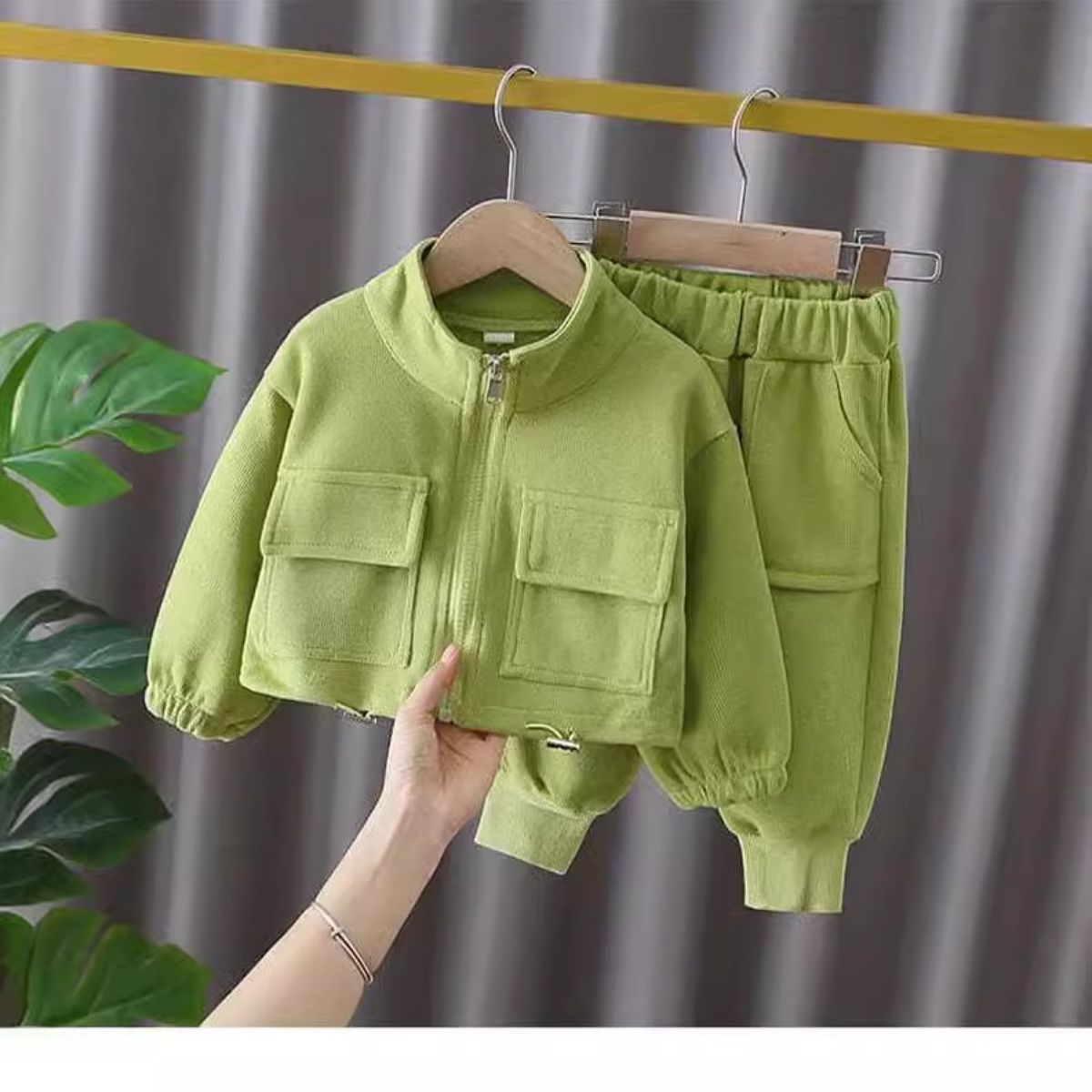 New style girls spring and autumn suits children's baby girl two-piece clothes sports and leisure suits