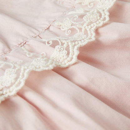 فستان مطرز بياقة واقفة من عمر 1 إلى 8 سنوات 