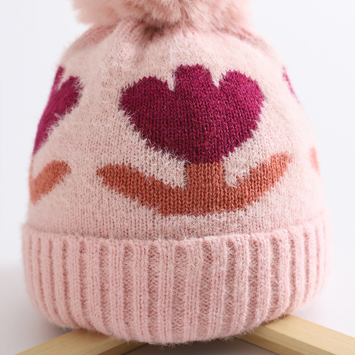 Children's flower beanie