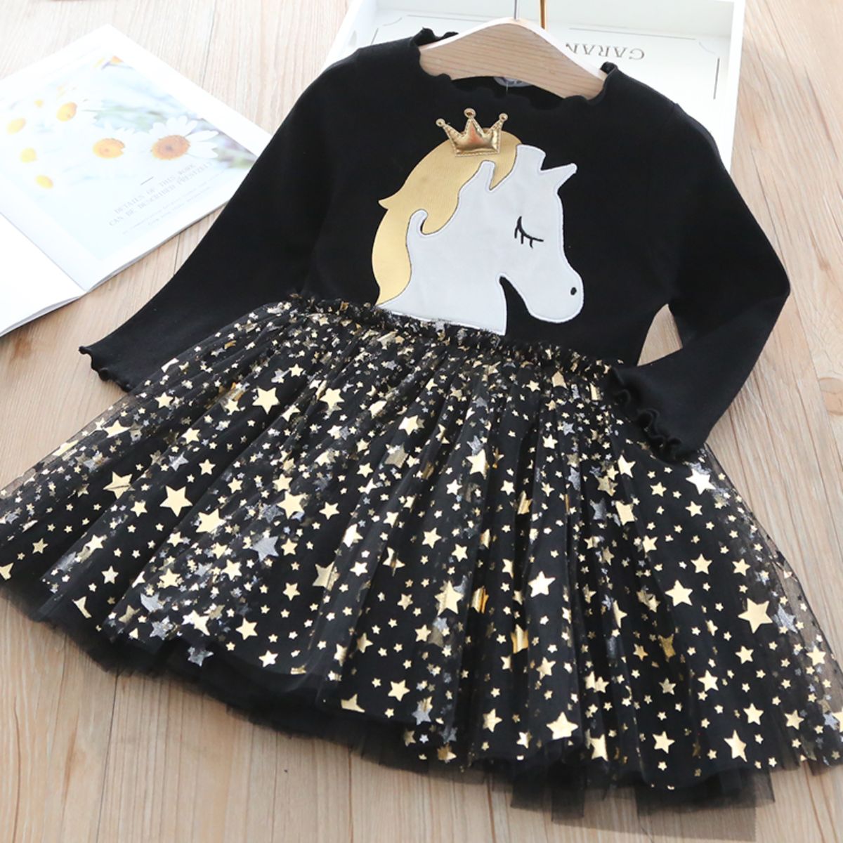 girls autumn long sleeve dress