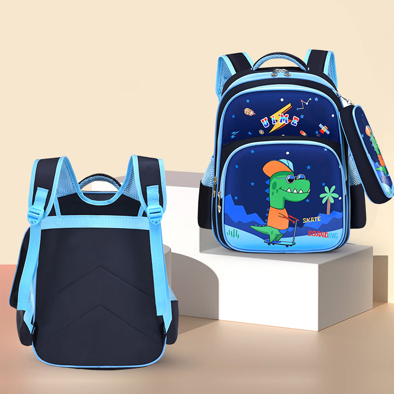 Cartoon Pattern The Astronauts School Bag