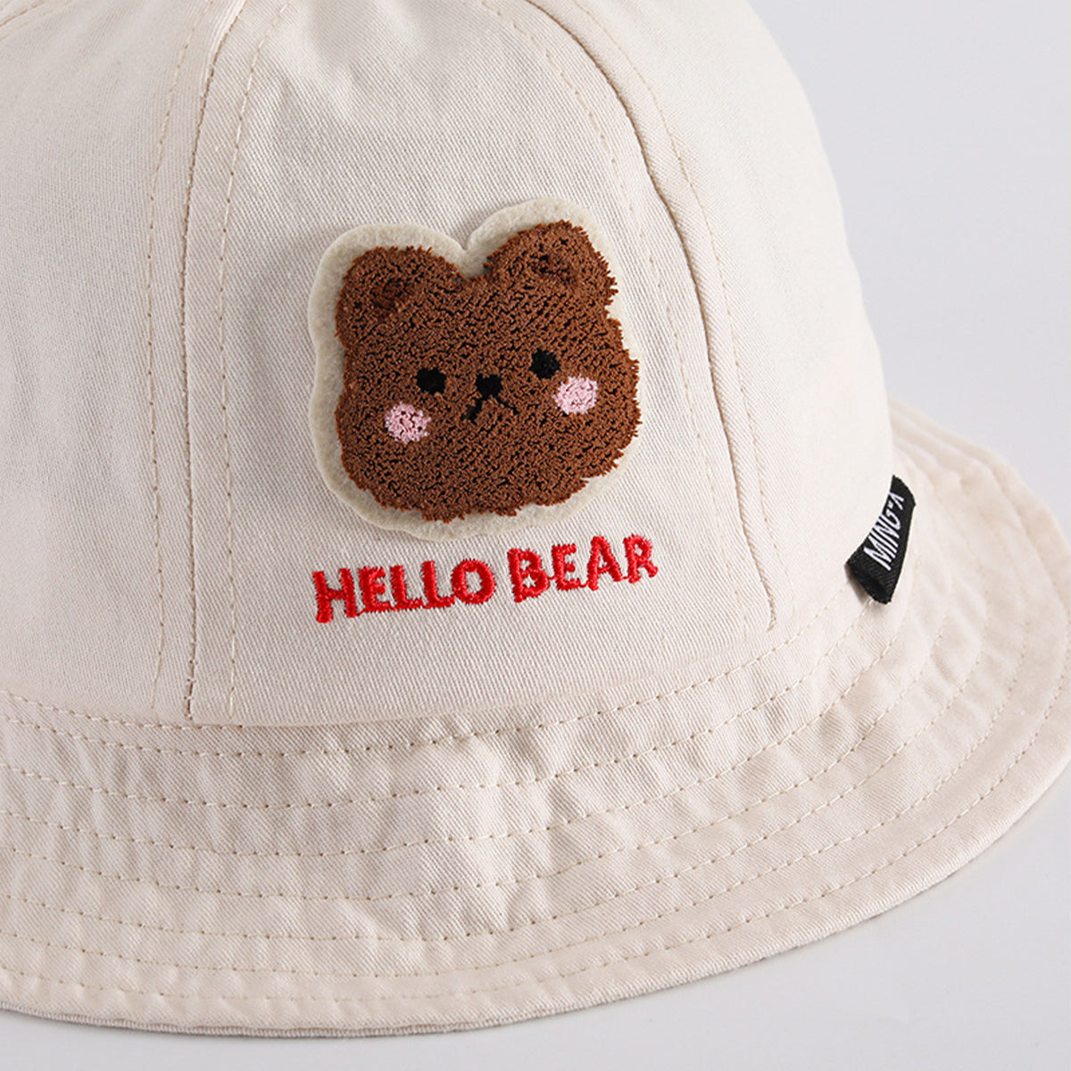 Children's cartoon cute bear sun protection fisherman hat