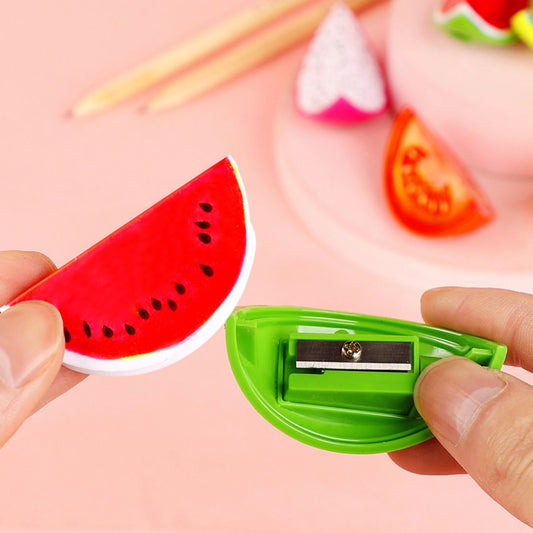 Creative cartoon pencil sharpener fruit pencil sharpener