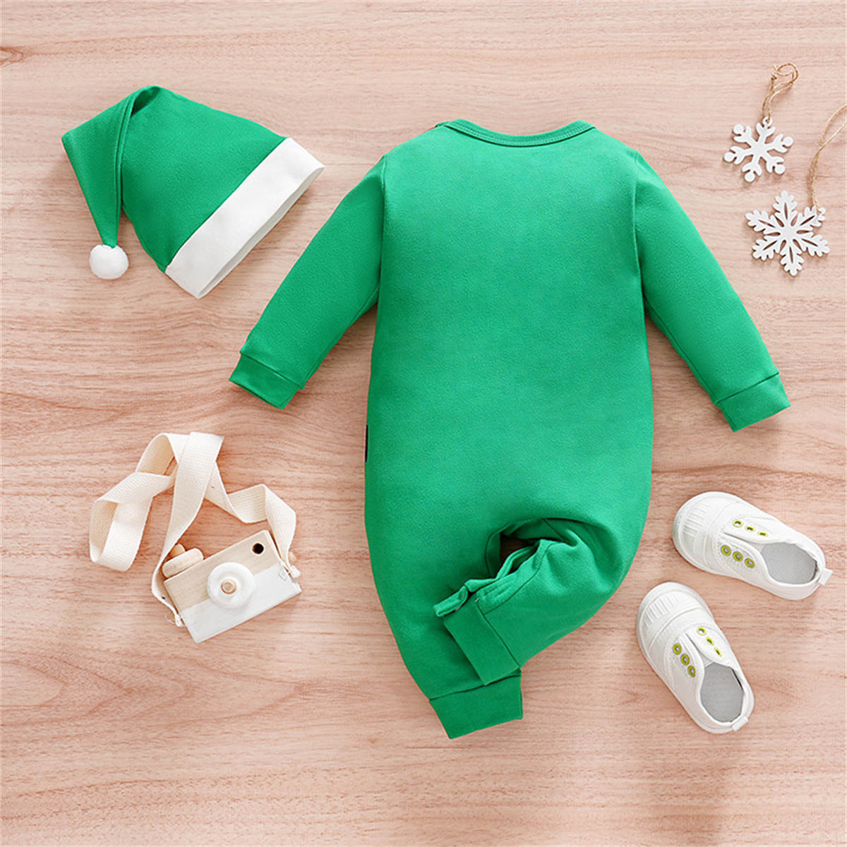 Baby Santa Claus Hooded Jumpsuit