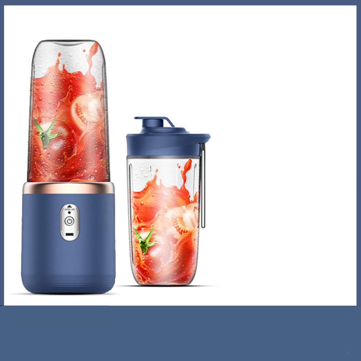 Portable rechargeable small multifunctional juicer