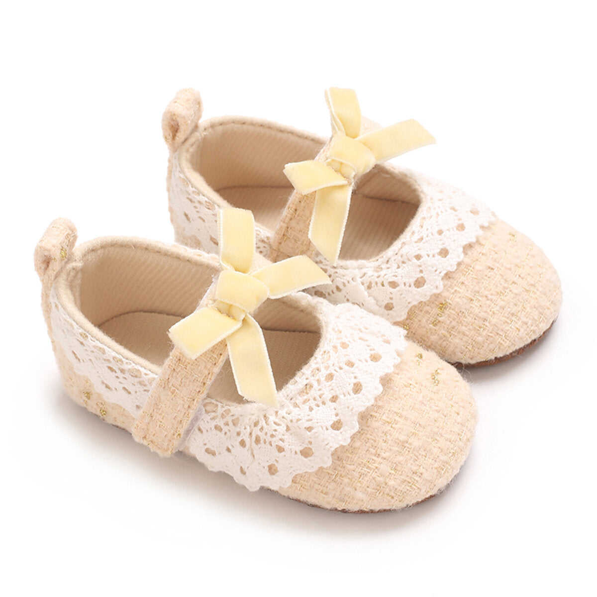 Baby soft sole princess shoes