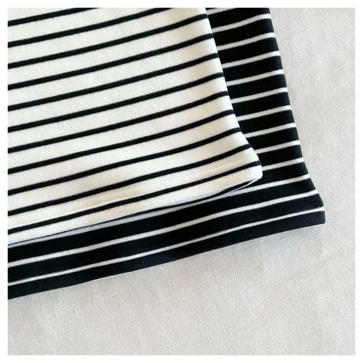 New girls and boys striped bottoming shirts