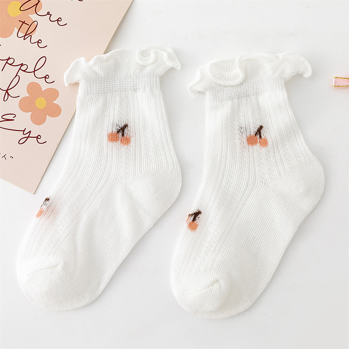 Children's summer thin baby socks boneless light short socks