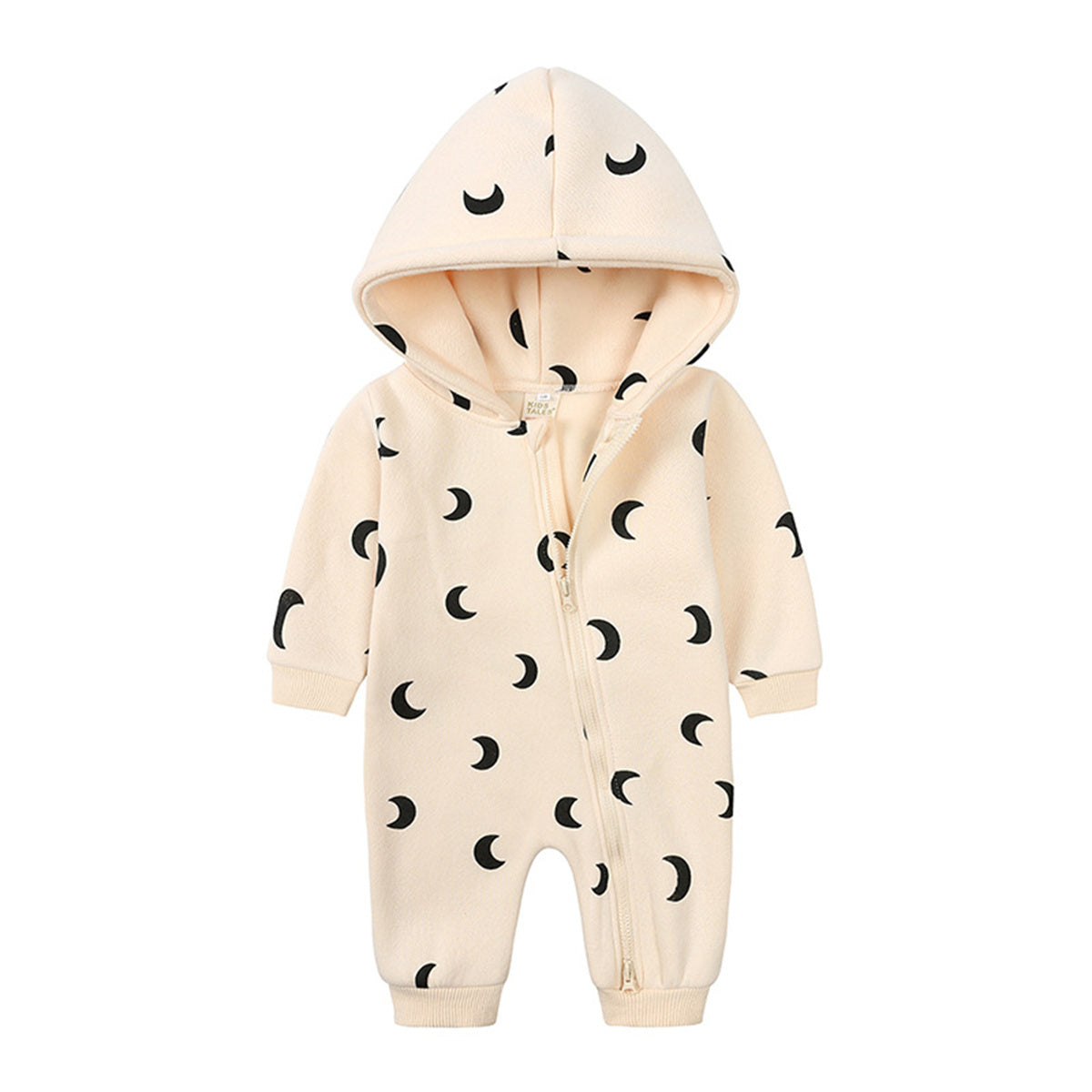 Baby hooded romper long sleeve fleece clothes