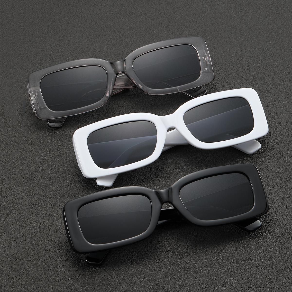 Adult square small frame fashion style event party matching sunglasses