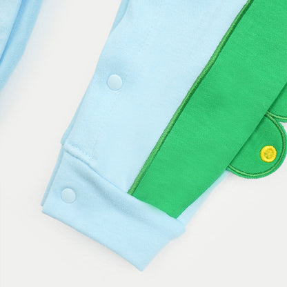 3-18 Months Cotton Faux Two-Piece Romper