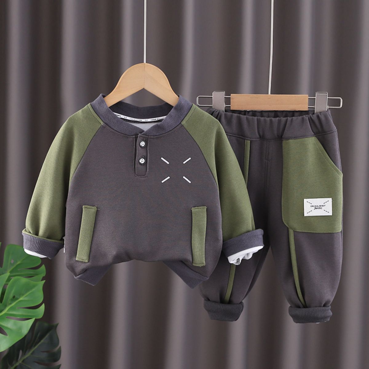 Baby spring suit handsome boy clothes new style children's spring and autumn clothes children's clothes two-piece suit