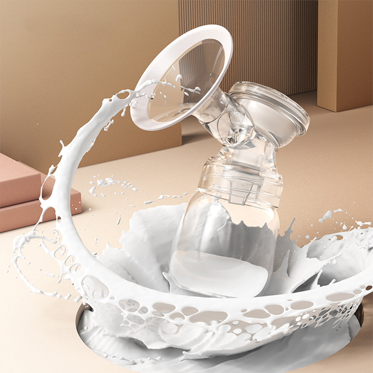 Electric bilateral breast pump