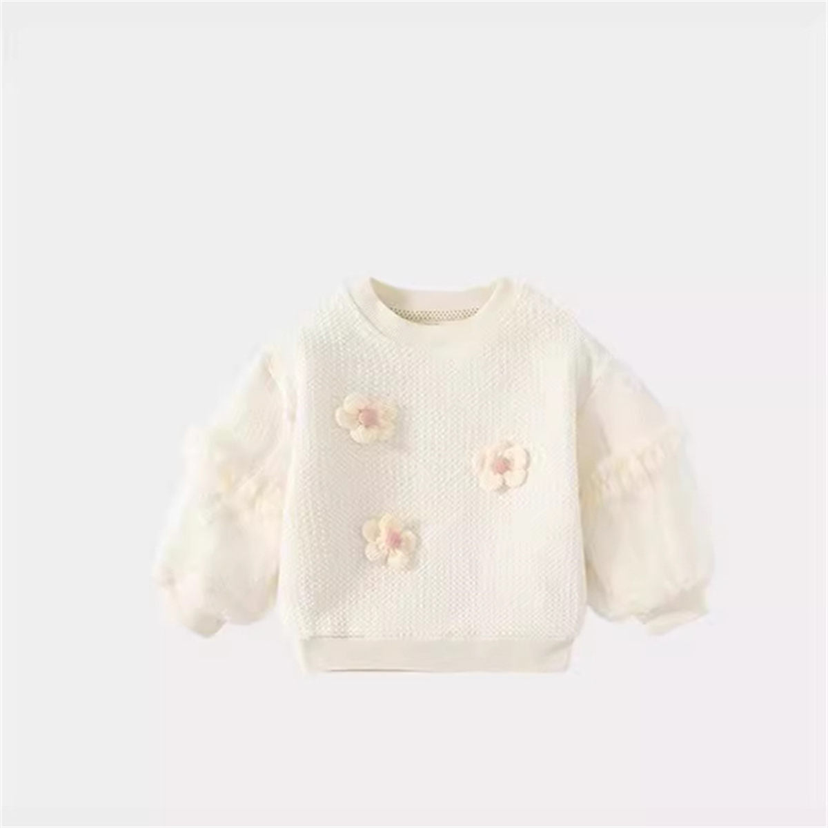 Spring and Autumn new children's clothing baby girl long-sleeved tops children's pullover princess autumn clothing girls sweater