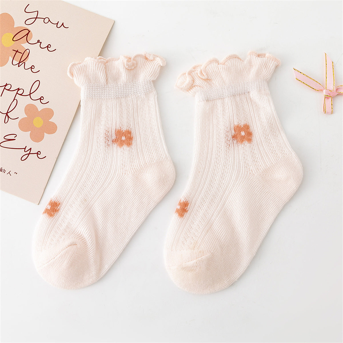 Children's summer thin baby socks boneless light short socks