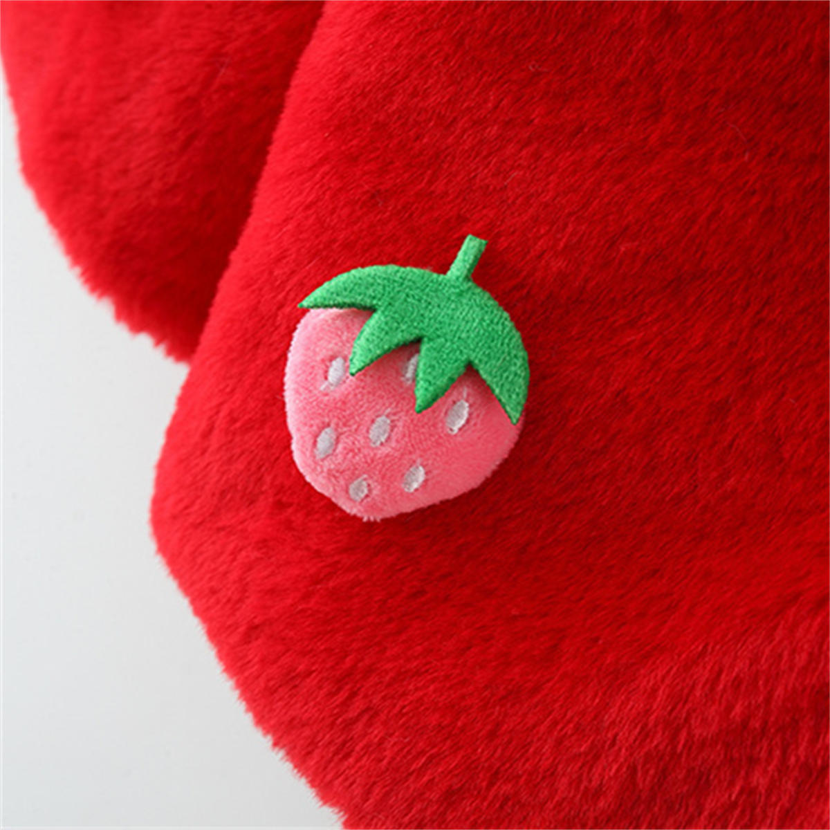 Baby girl autumn and winter thick strawberry cape