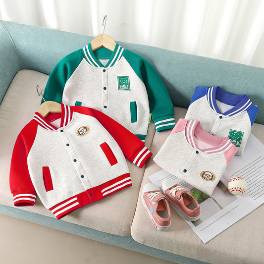 Children's baseball jacket casual boys' jacket