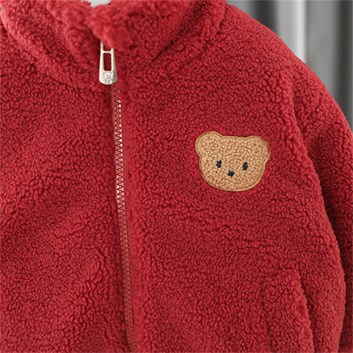 Boys winter bear cotton jacket